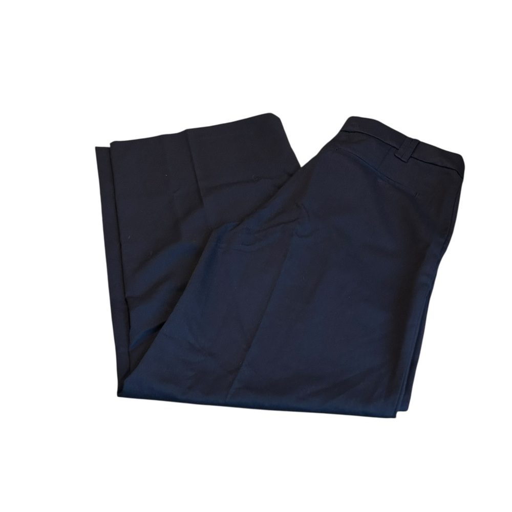 DIVIDED navy wide leg dress pants